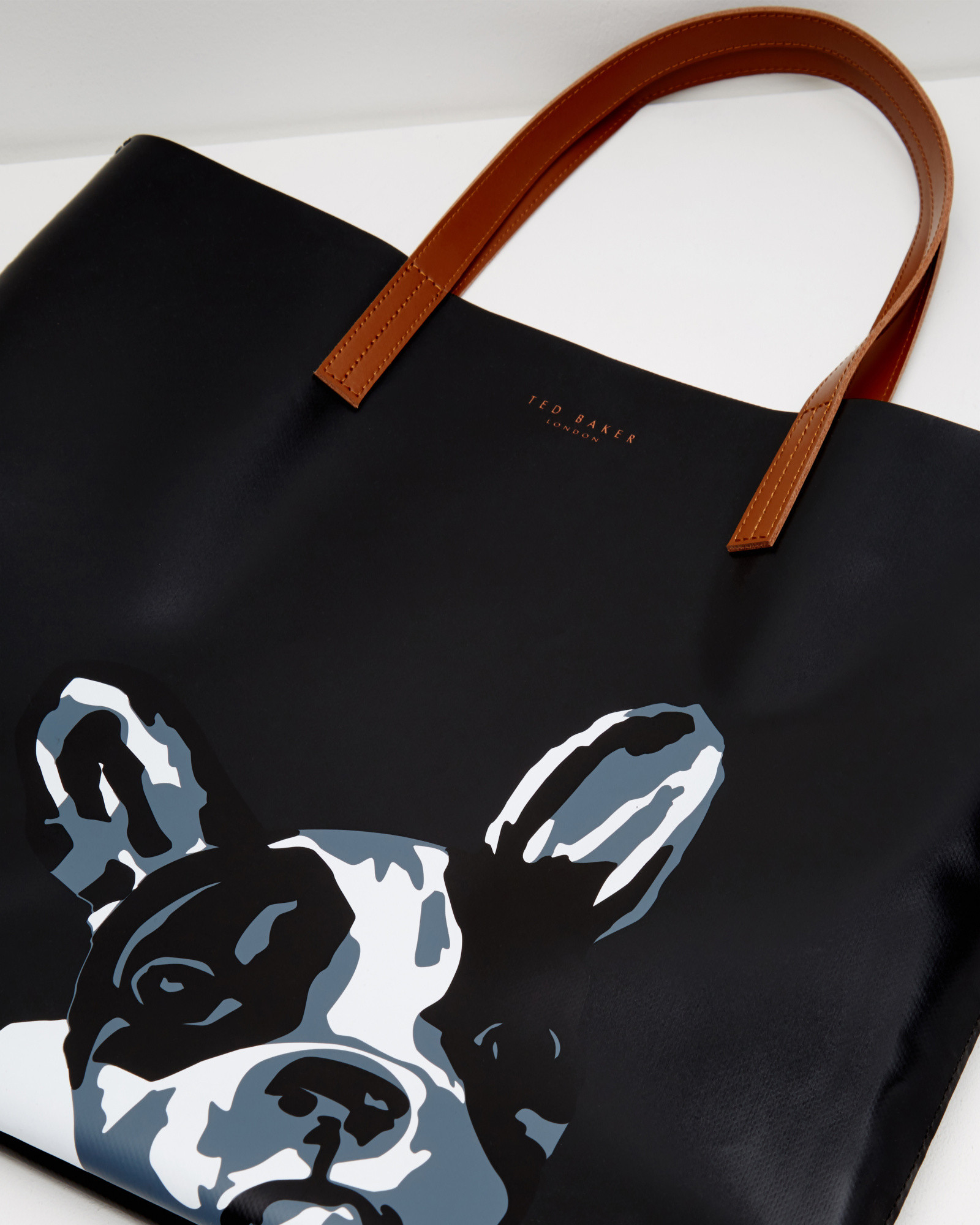 Ted baker French Bulldog Print Shopper Bag in Black Lyst