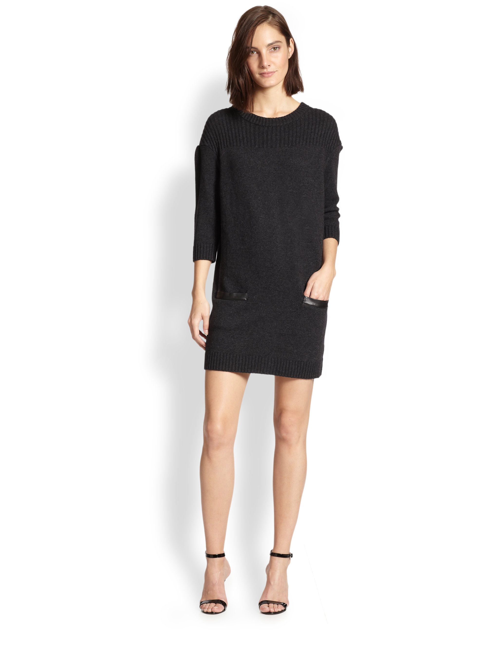 back sweater dress