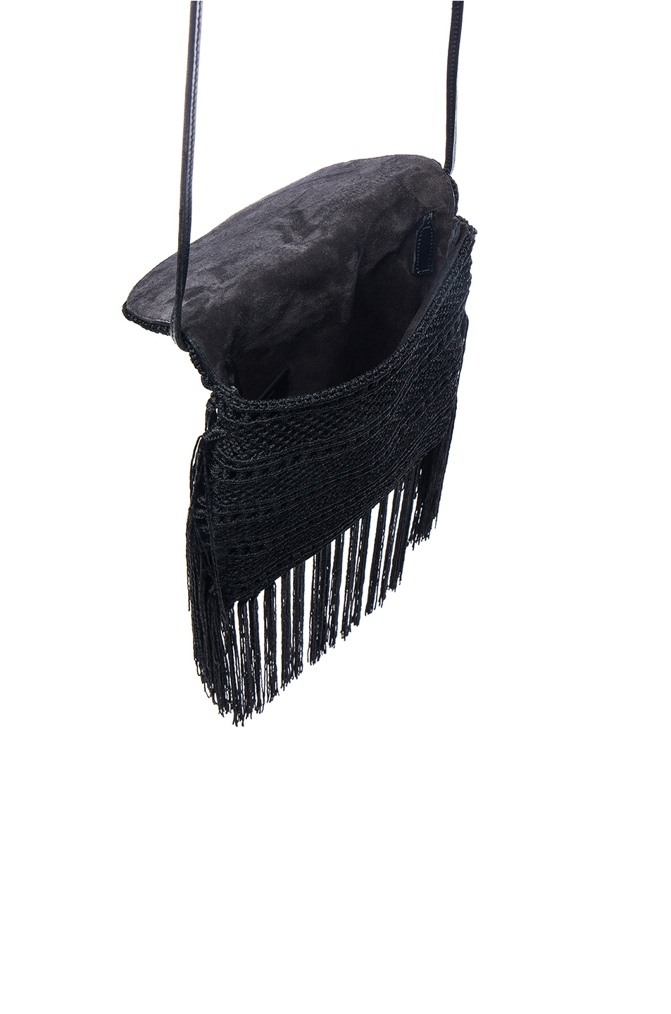 yves saint laurent bags online - Saint laurent Anita Crochet Crossbody Bag in Black | Lyst