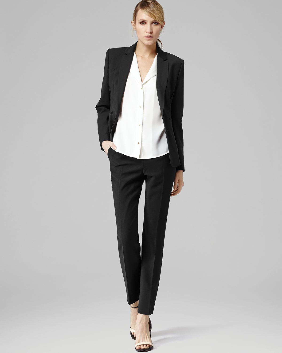 Lyst - Reiss Blazer - Slim Fit in Black