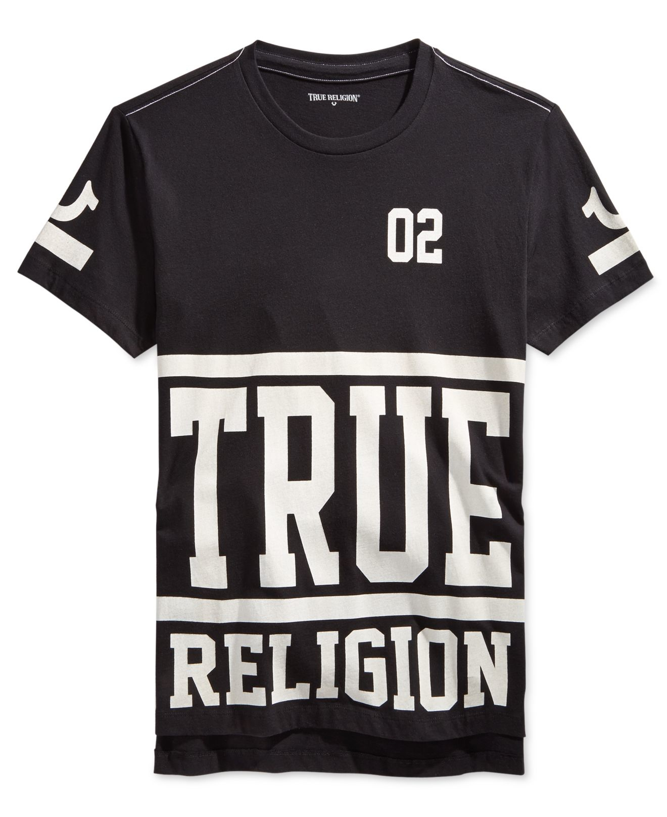 True religion Men's Starter Graphic-print Logo T-shirt in White for Men