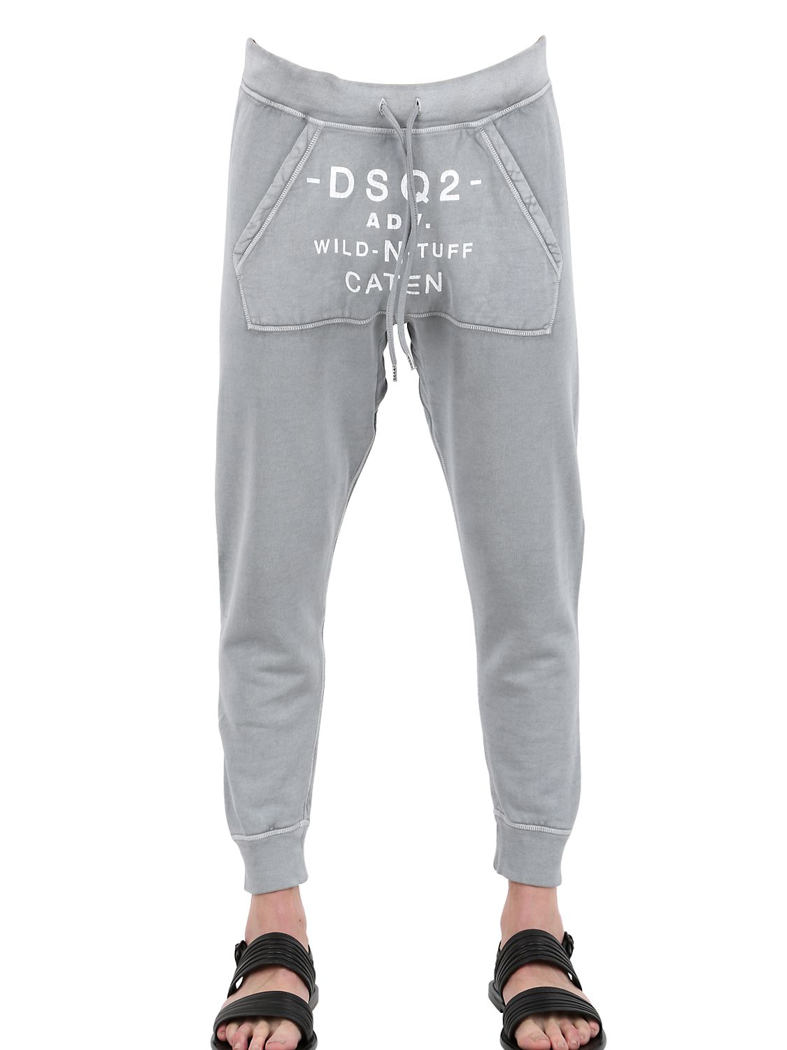 dsquared tape joggers