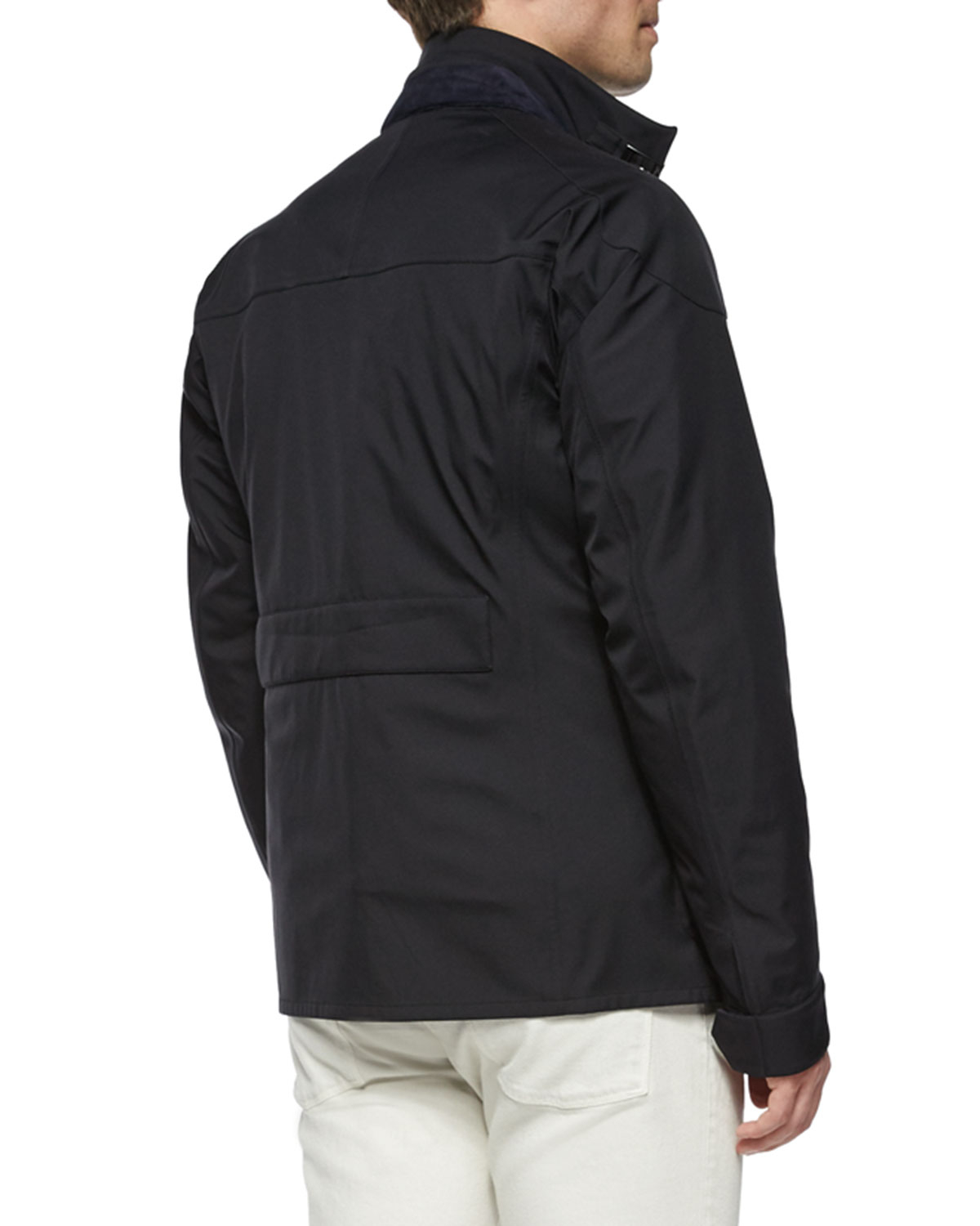 Lyst - Loro Piana Full-zip Storm System Jacket in Gray for Men