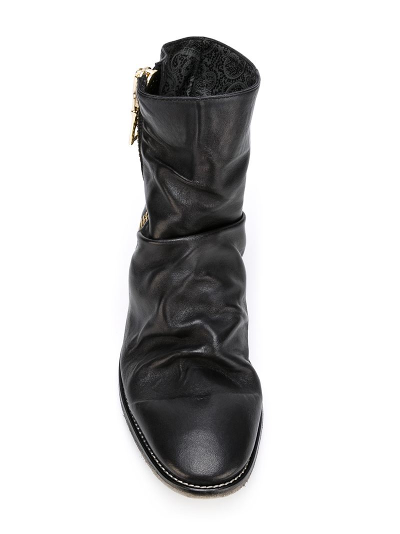 mens zipped ankle boots