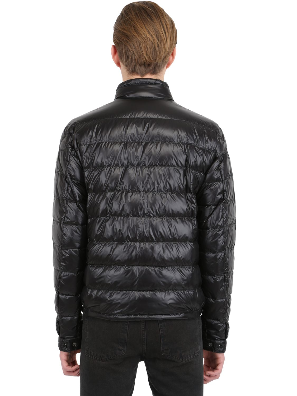 Lyst - Moncler Acorus Nylon Light Weight Down Jacket in Black for Men