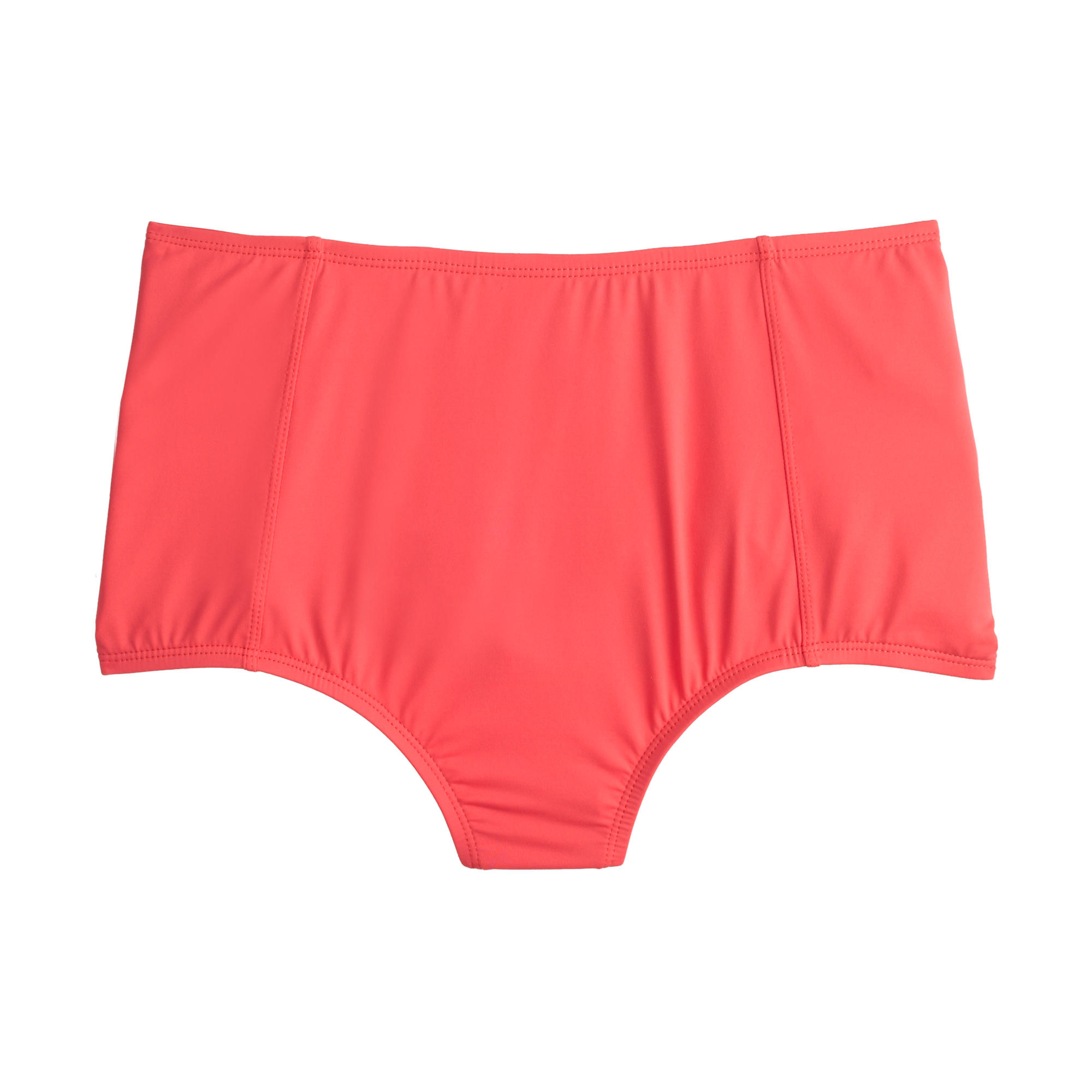 J.crew High-waist French Bikini Brief In Italian Matte in Pink (neon ...