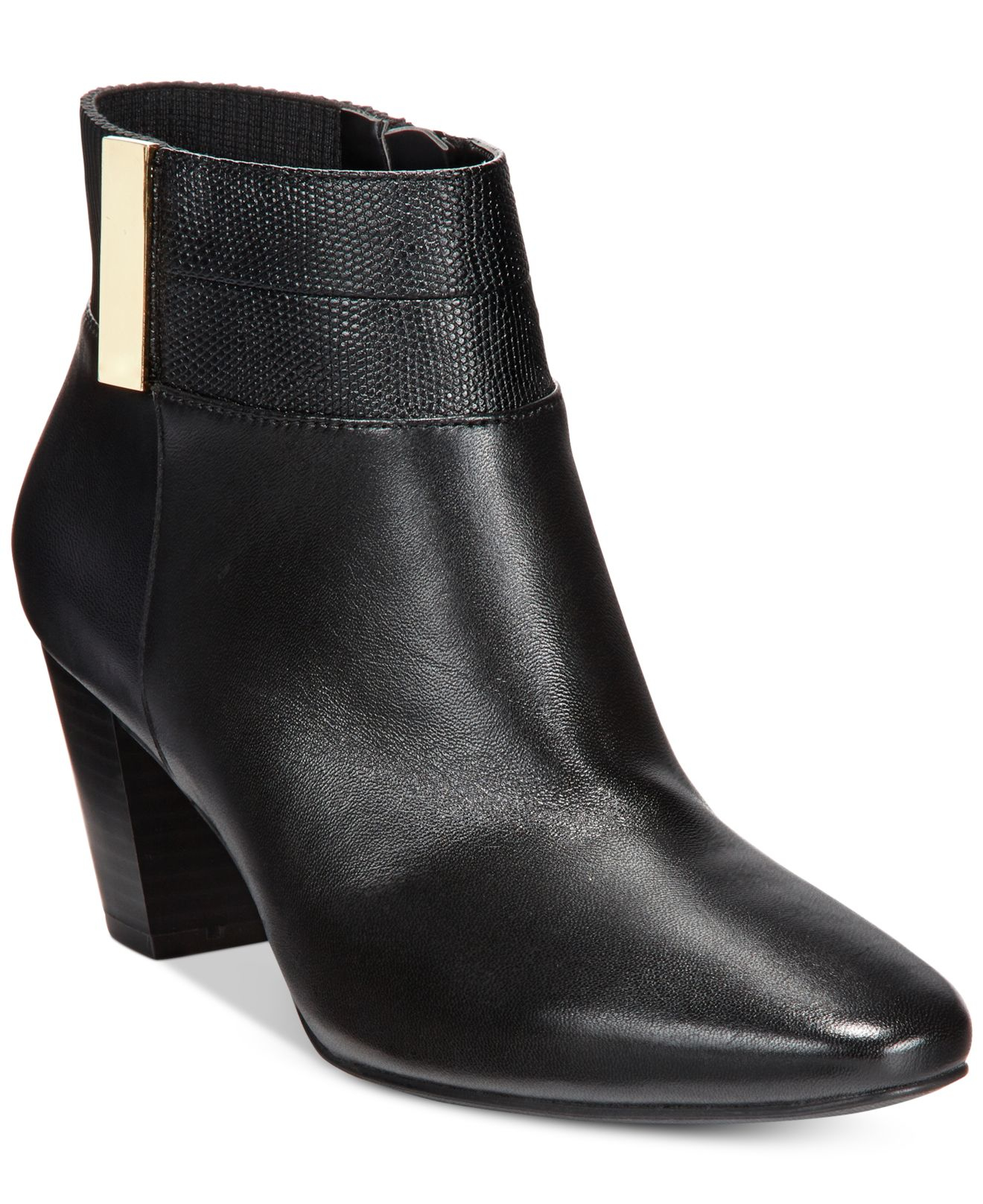 Alfani Women's Vitaa Ankle Booties in Black | Lyst