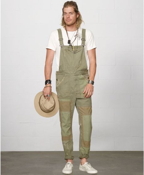 Denim & Supply Ralph Lauren Denim Brower Overall in Green (Brower) | Lyst