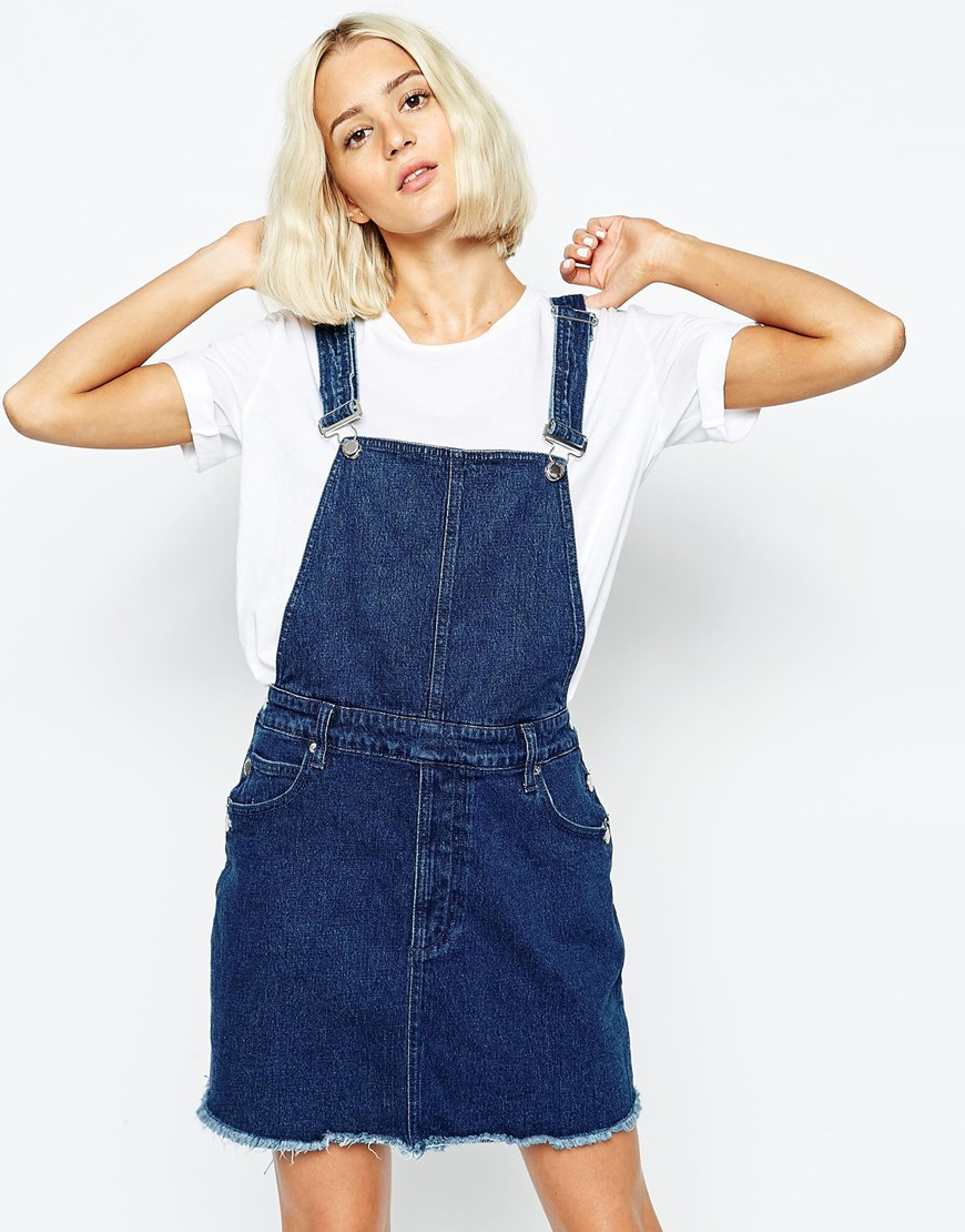 Shop by category Discover pinafore dresses at ASOS. Shop our collection of dungaree dresses, from denim dungarees to stylish plaid, cord and jersey pinafore styles.