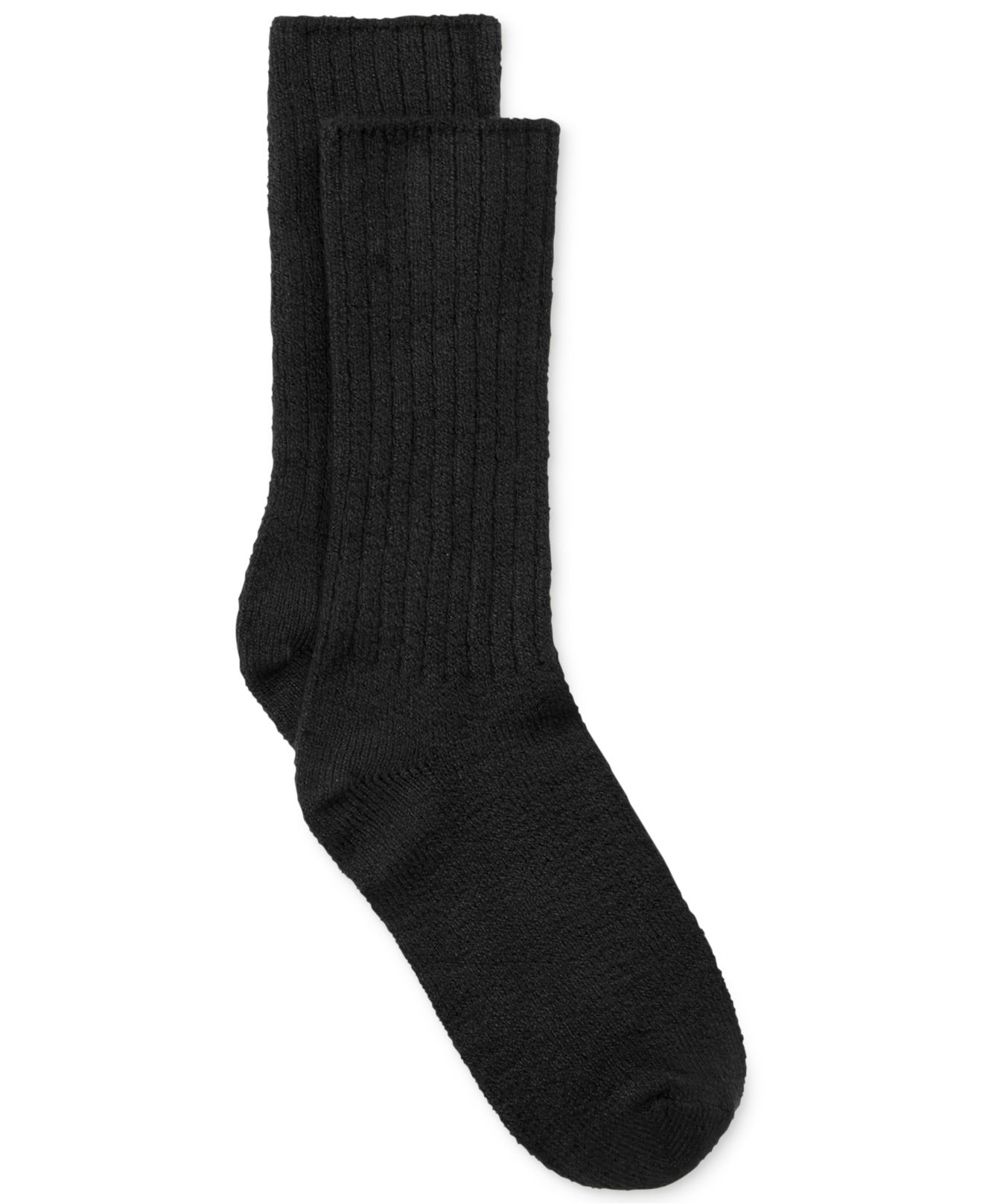 Hue Ribbed Boot Socks in Black | Lyst