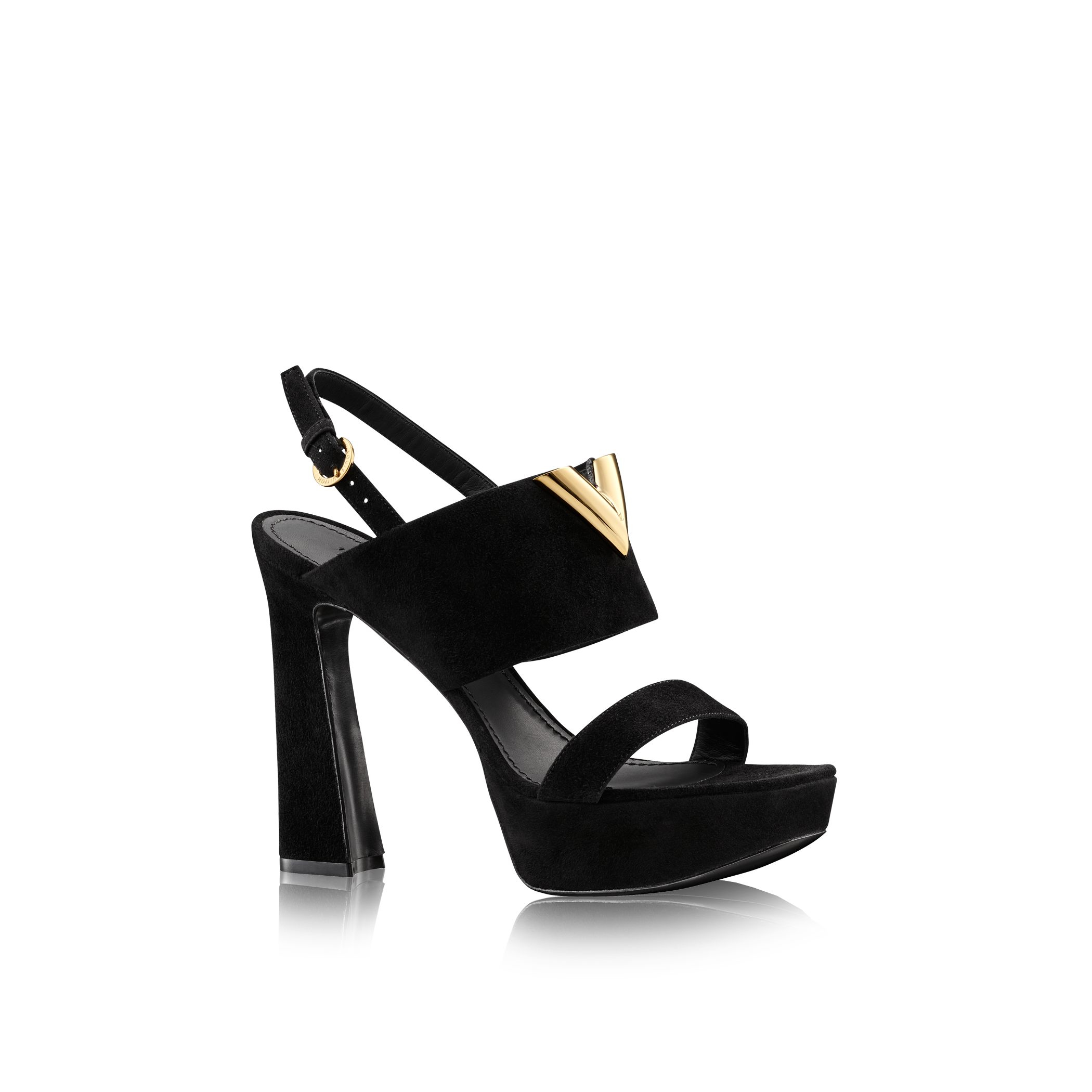  Louis  vuitton  Bayfront Sandal  in Black Lyst