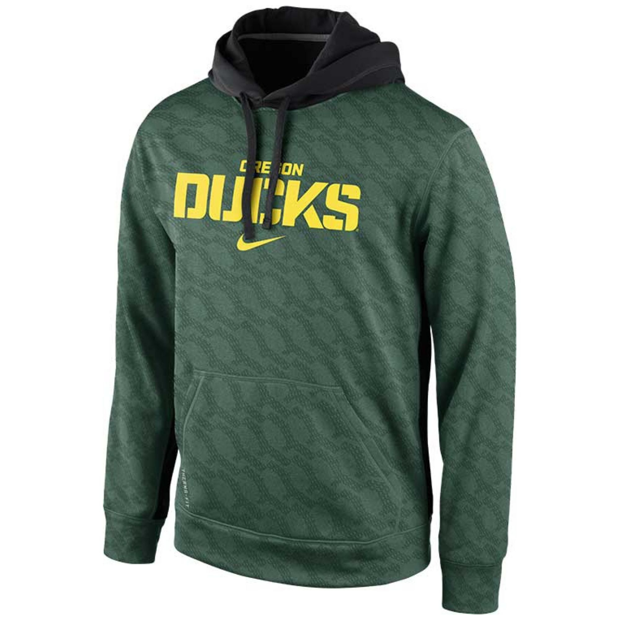 Nike Mens Oregon Ducks Thermafit Hoodie Sweatshirt In Green For Men Lyst