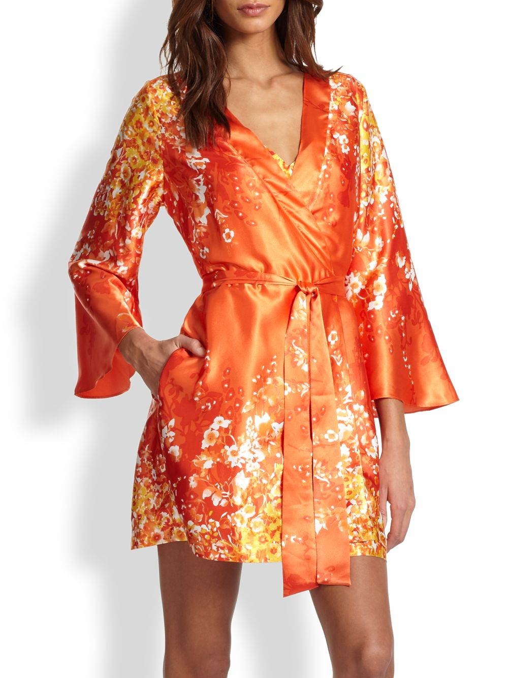 orange night gowns