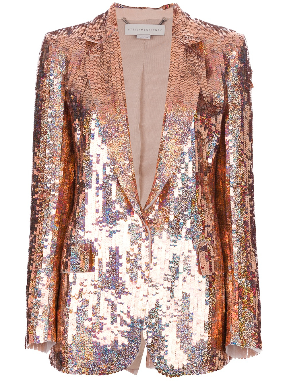 pink sequin suit jacket