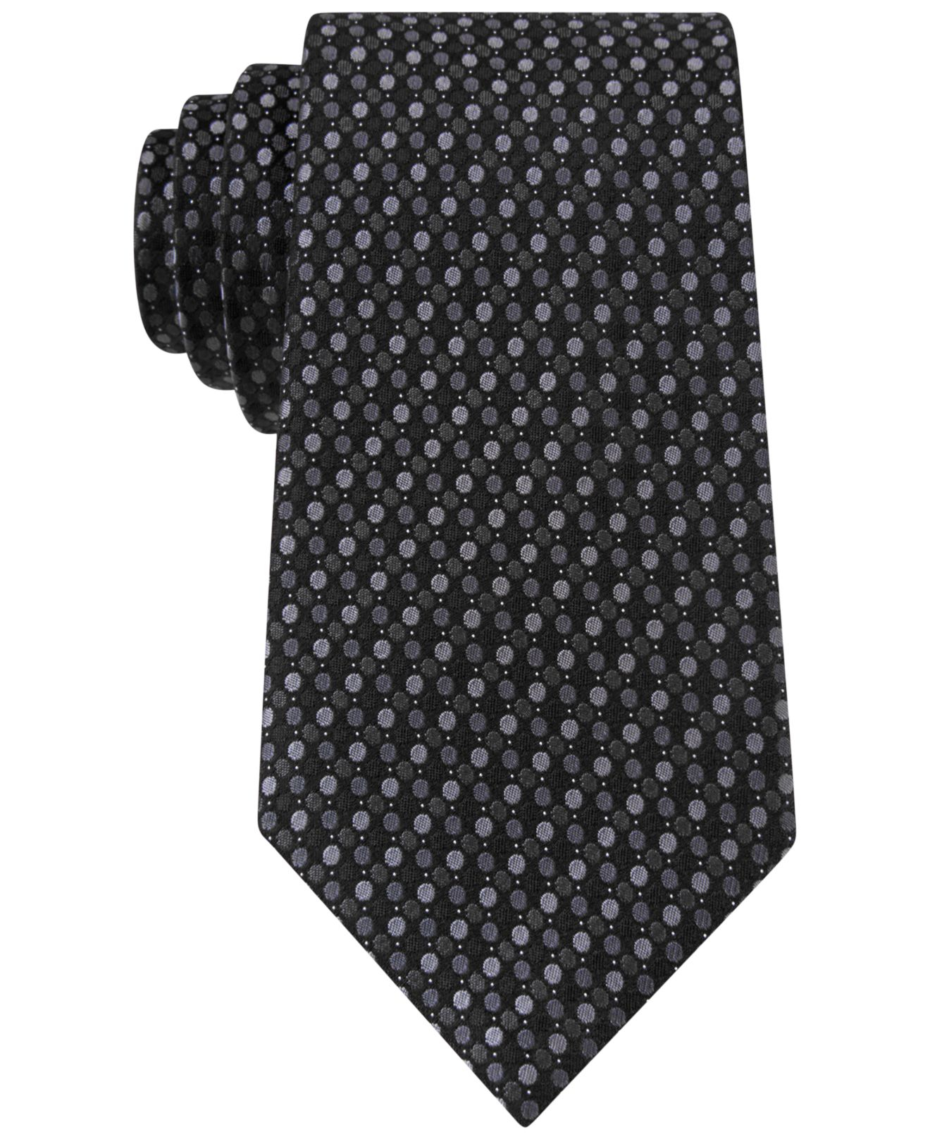 Lyst - Kenneth Cole Reaction Multi-dot Tie in Black for Men