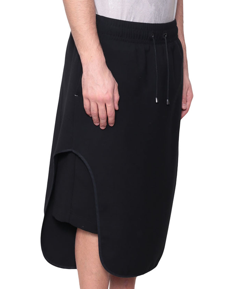 Tom rebl Mixed Viscose Skort in Black for Men | Lyst