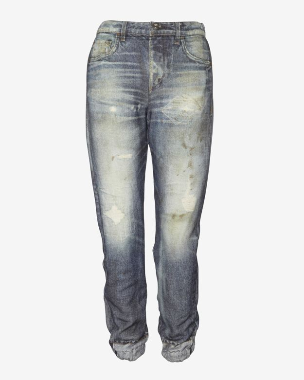Lyst - Rag & Bone Rag Bone Miramar Digital Print Sweatpant Jean in Gray