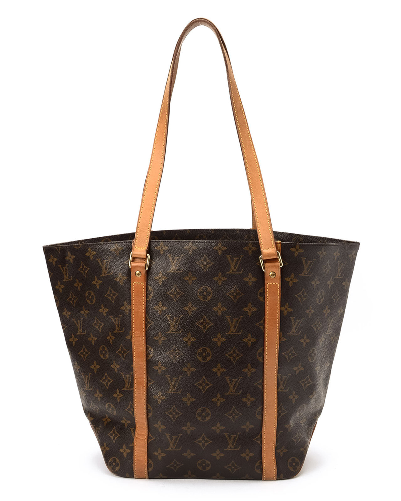 Louis vuitton Sac Shopping Bag in Brown | Lyst