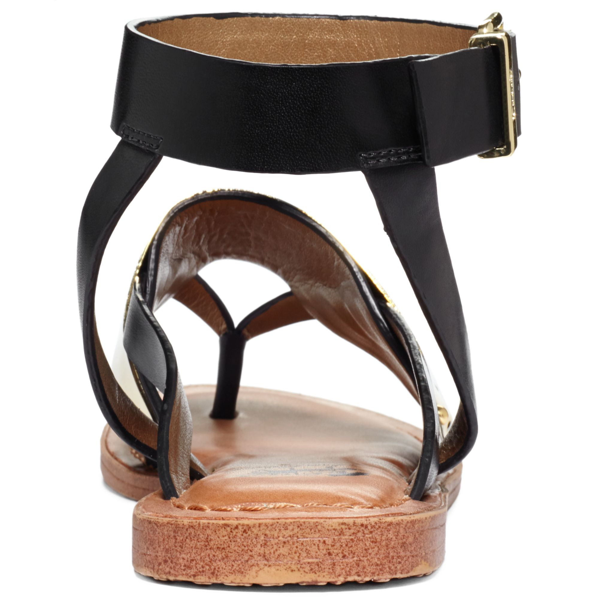 Lyst - Circus By Sam Edelman Mercer Ankle Strap Thong Sandals in Black