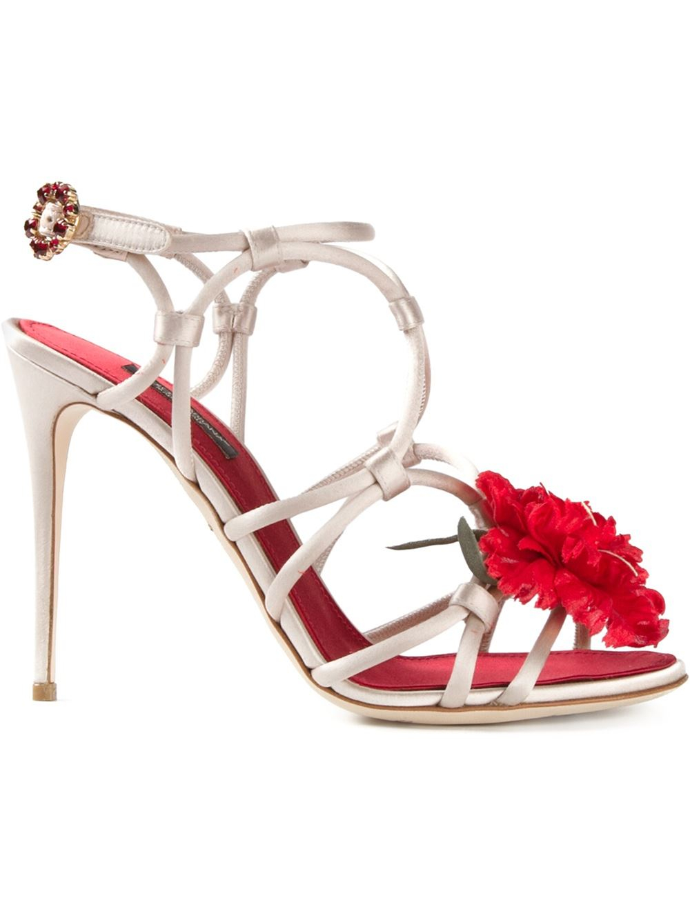 Dolce & Gabbana 'Keira' Sandals in Beige (nude & neutrals)