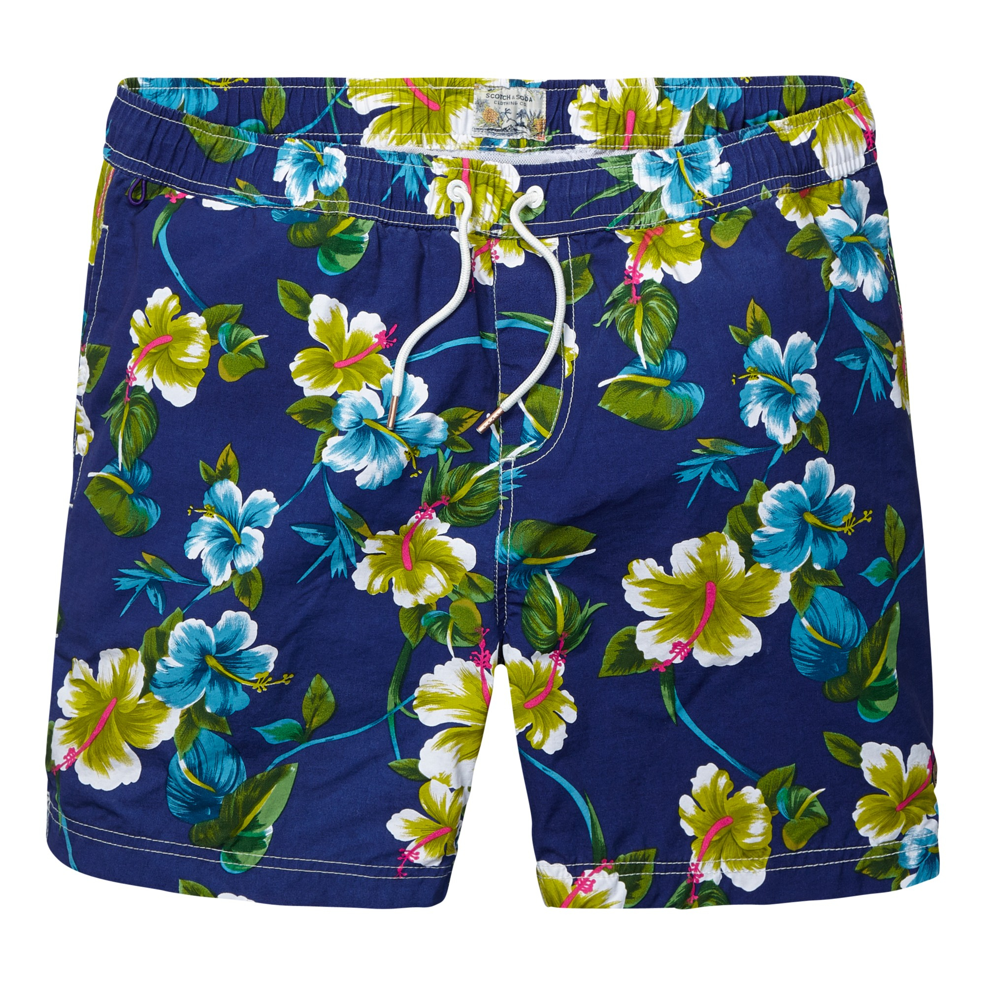 Scotch & soda Hawaii Swim Shorts in Blue for Men (Navy) | Lyst