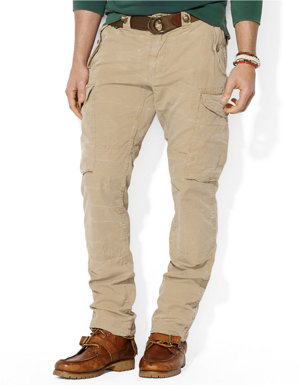 Polo ralph lauren Straight-Fit Canadian Ripstop Cargo Pants in Natural ...