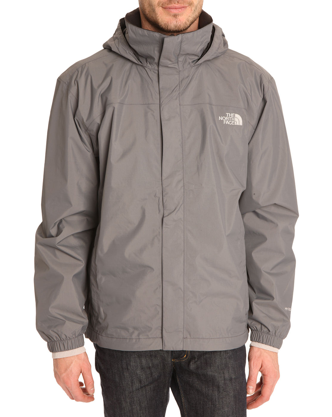 The North Face Resolve Grey Waterproof Jacket in Gray for Men (grey) | Lyst