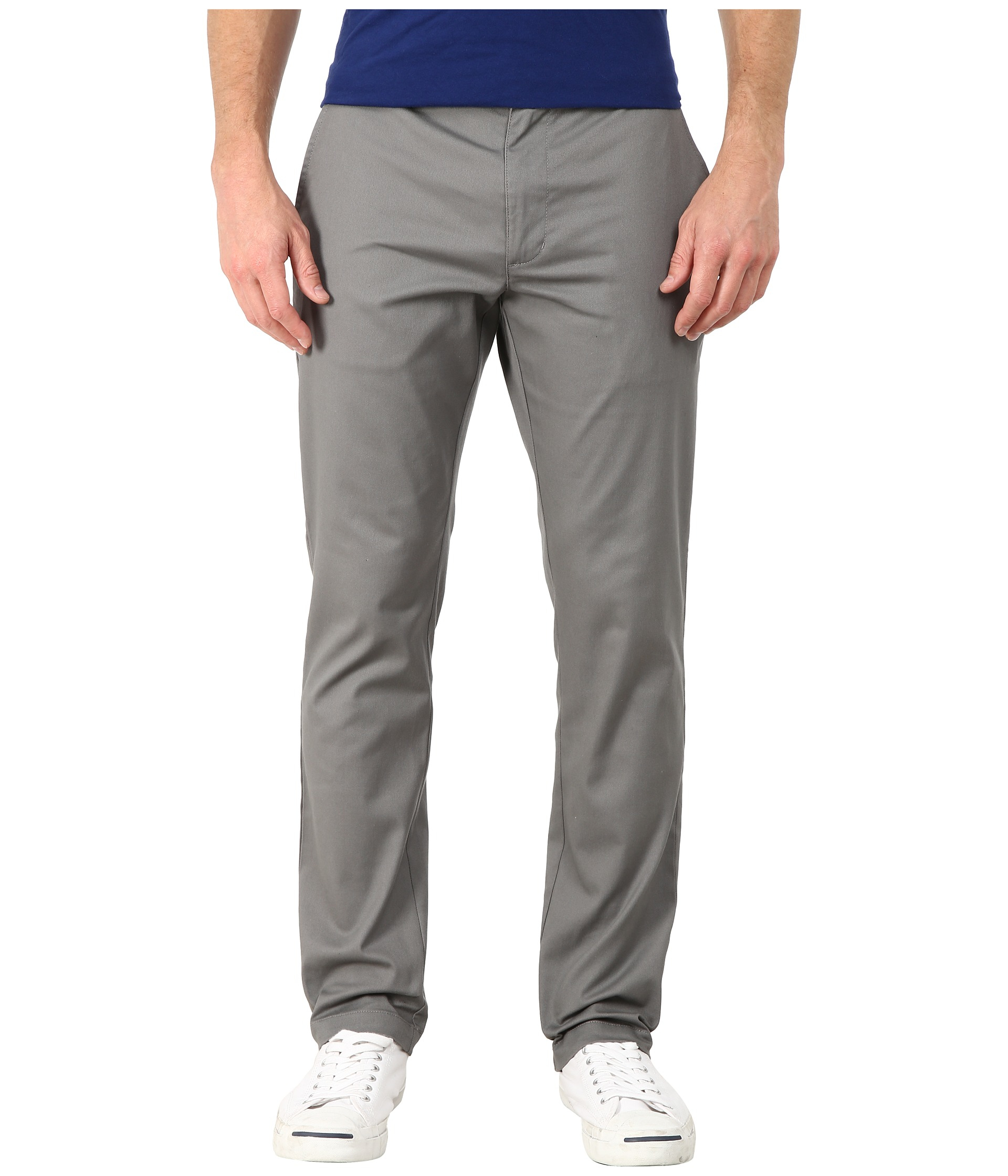 Rvca The Week-end Stretch Pants in Gray for Men (Smoke) | Lyst