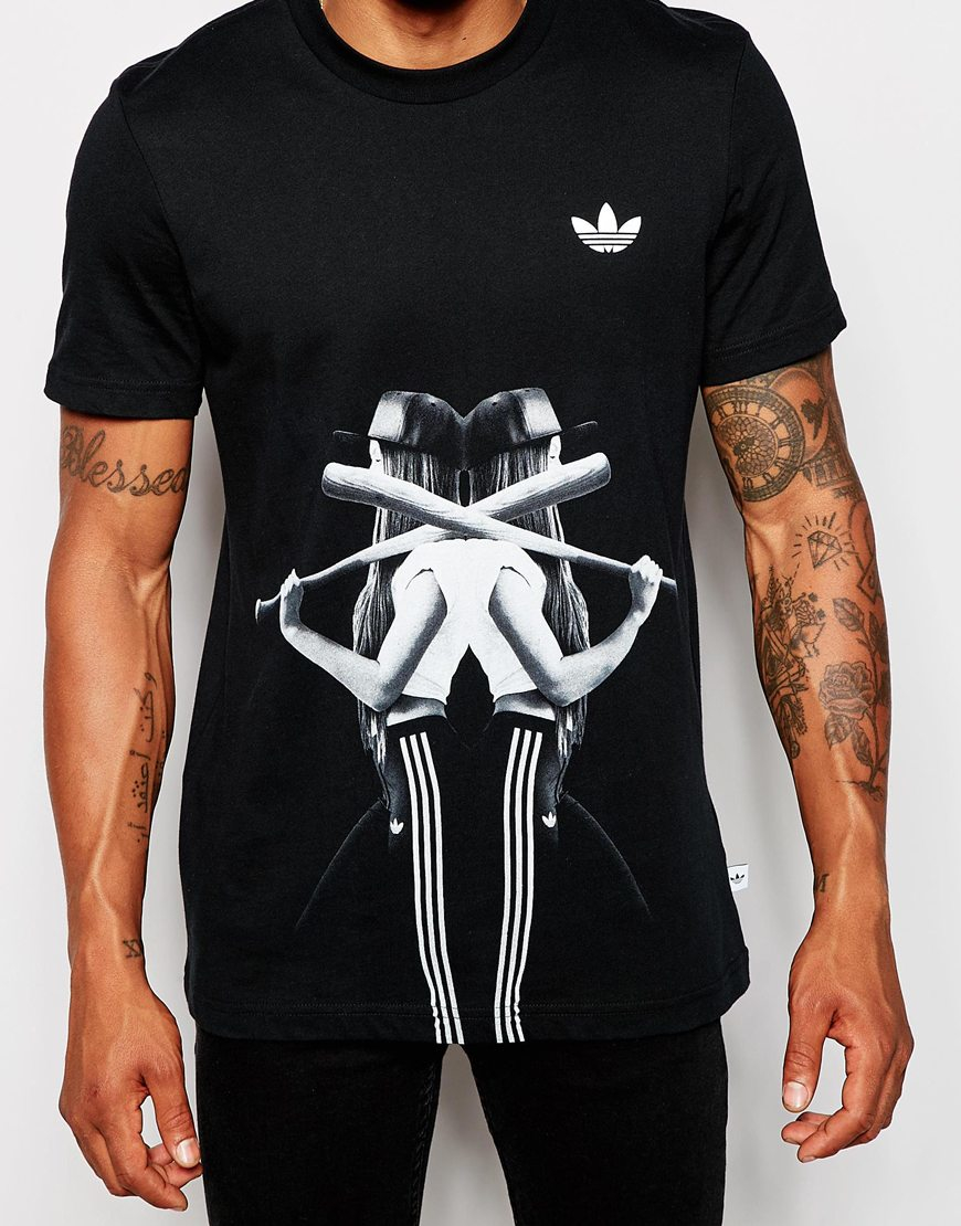 adidas trefoil bikini girl t shirt adidas trefoil bikini girl t shirt