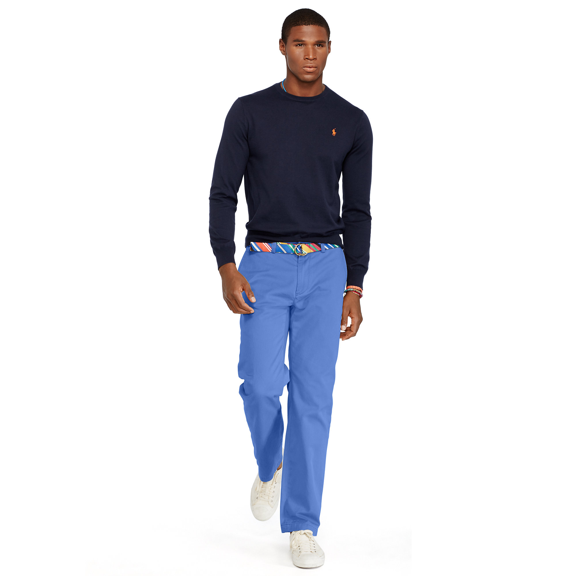 Lyst Polo Ralph Lauren Classic Fit Chino In Blue For Men