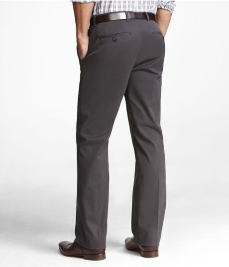 Express Stretch Cotton Producer Dress Pant in Gray for Men (MOTOR GRAY ...