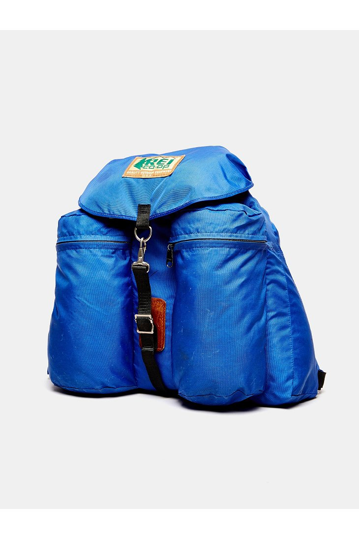 Lyst Urban Outfitters Vintage True Blue Rei Backpack in Blue for Men