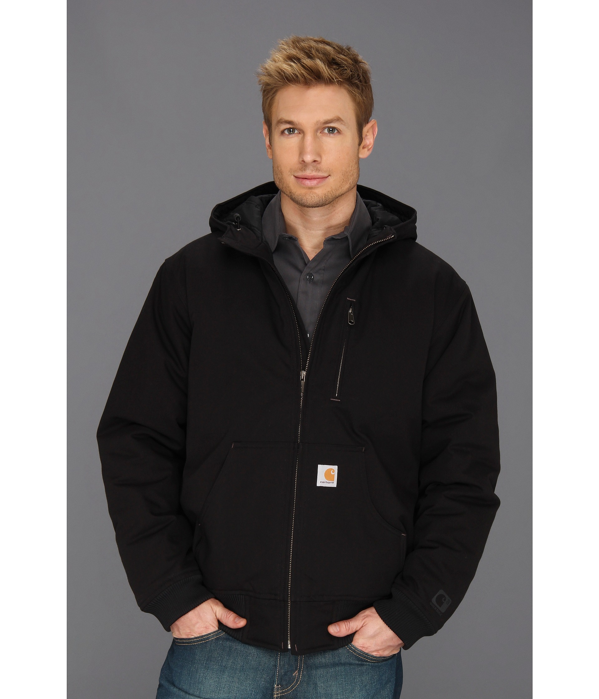 Lyst - Carhartt Quick Duck Woodward Active Jacket Tall in Black for Men