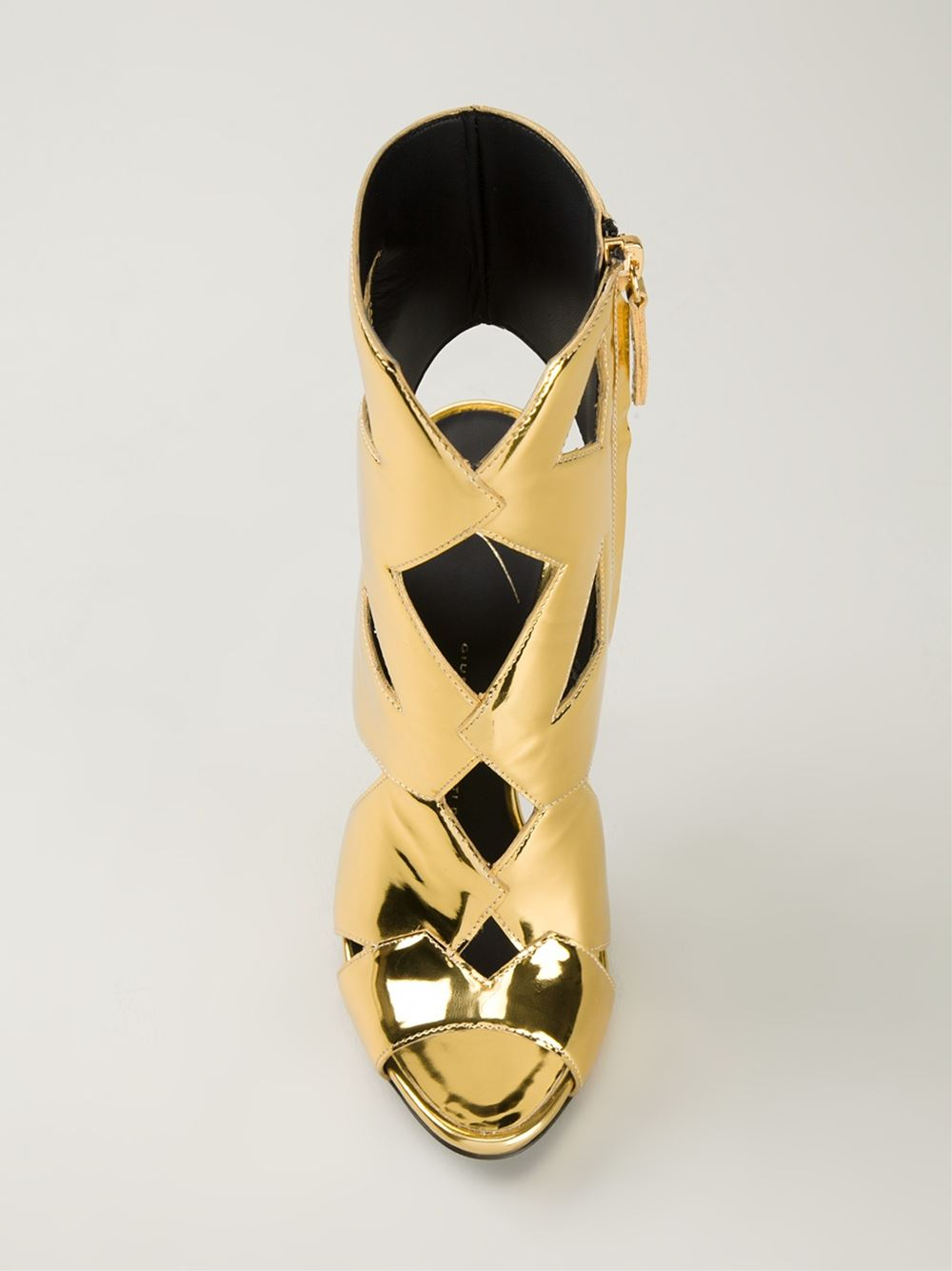 Lyst - Giuseppe Zanotti Metallic Sandals in Metallic