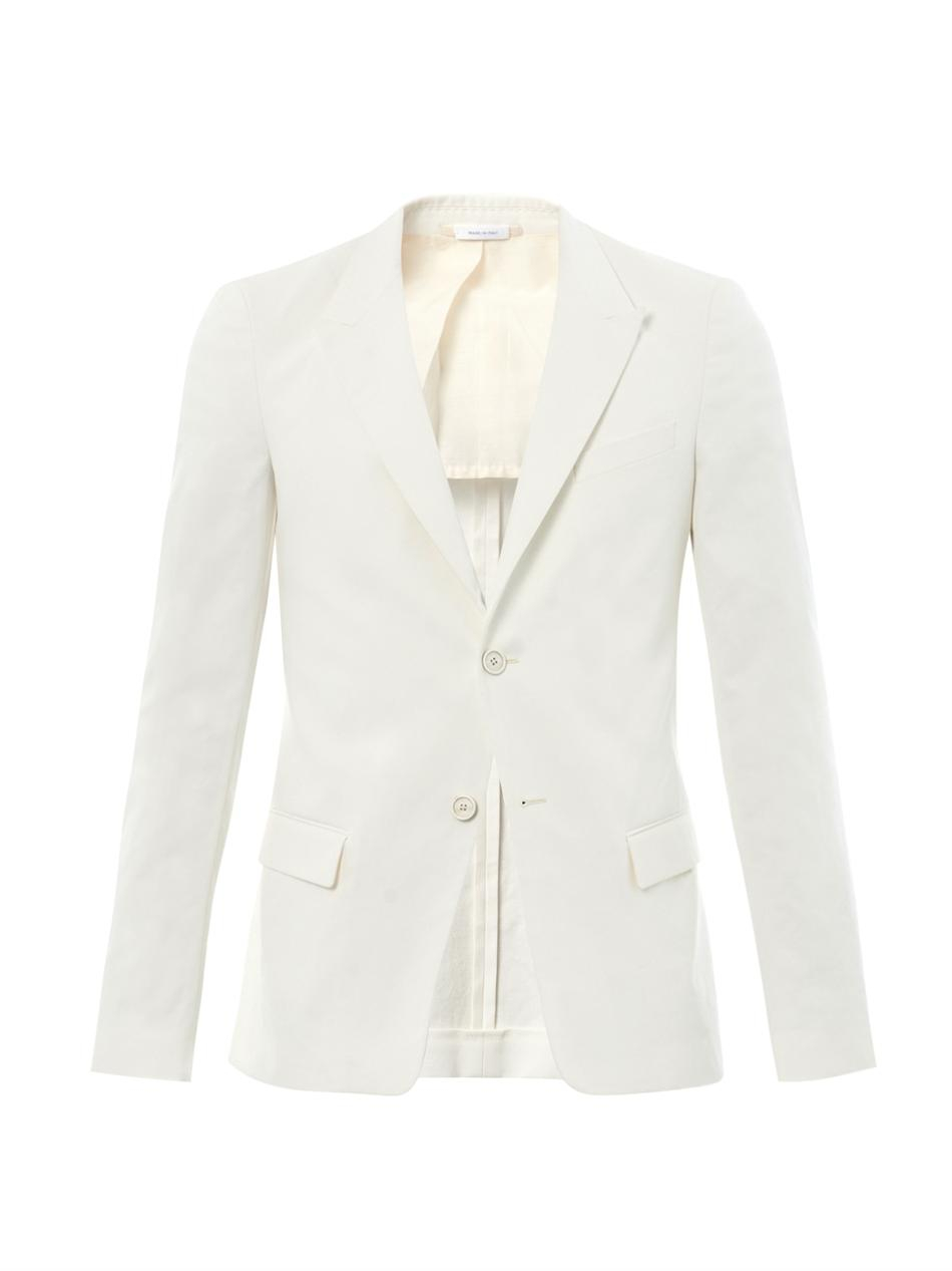 Lyst - Jil Sander Camilla Cotton And Linen-Blend Blazer in White for Men