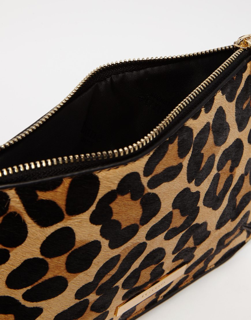 dune leopard print handbag