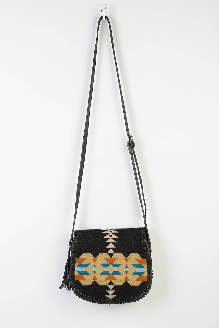 Lyst Pendleton Western Blanketinset Crossbody Bag In Black Gallery