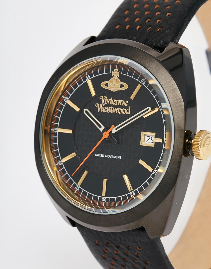 vivienne westwood watch leather strap