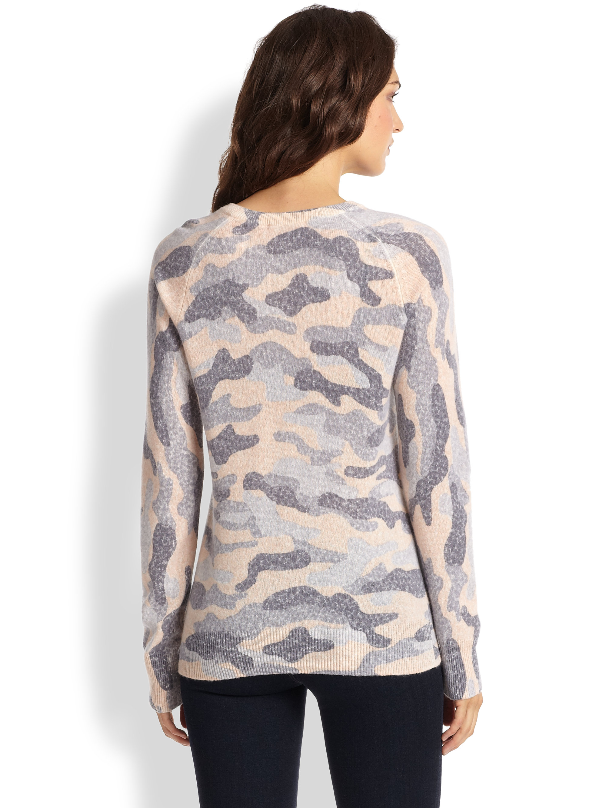 long camouflage sweater