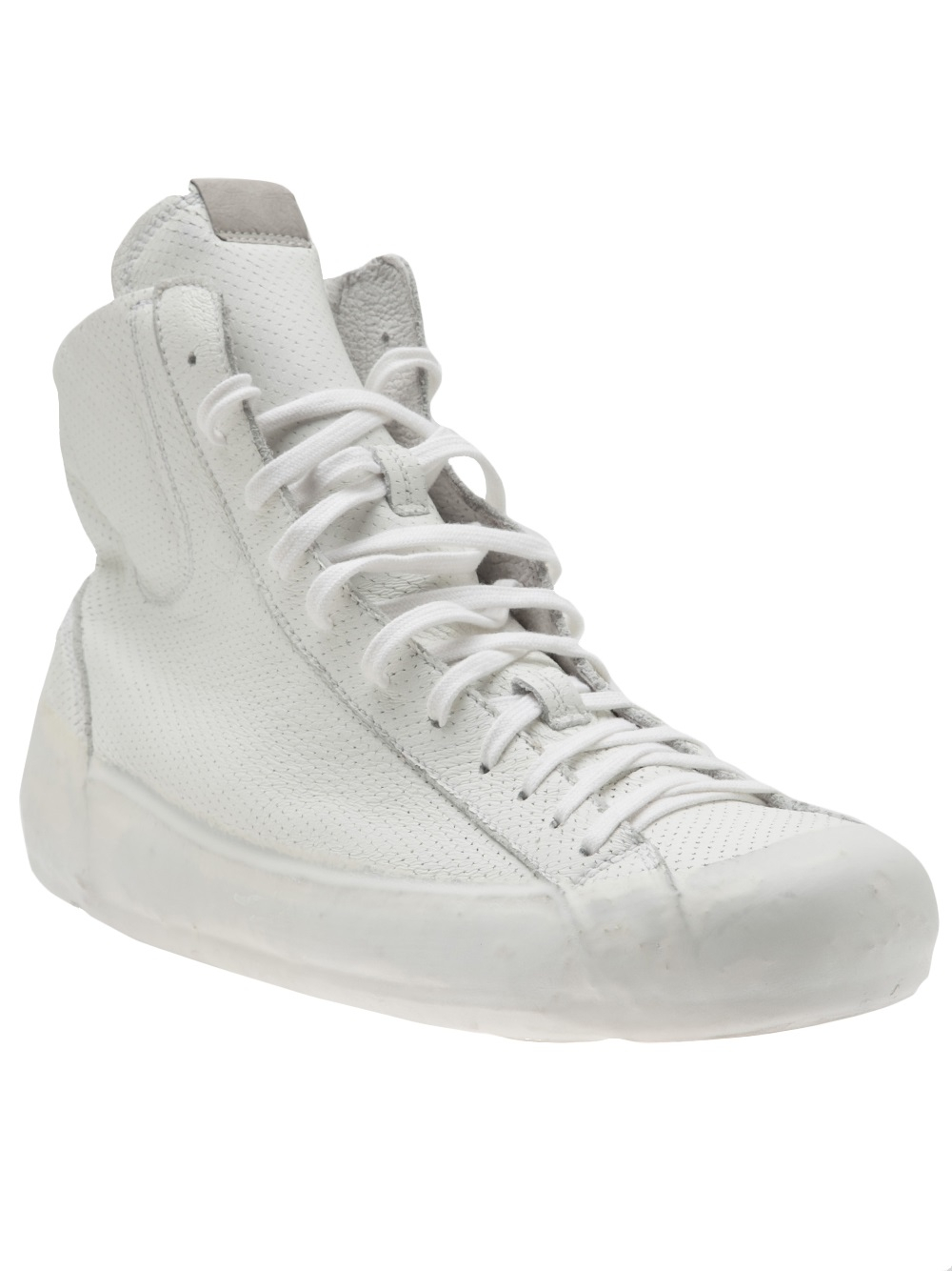 Oxs Rubber Soul Leather High-Top Sneakers in White for Men - Lyst