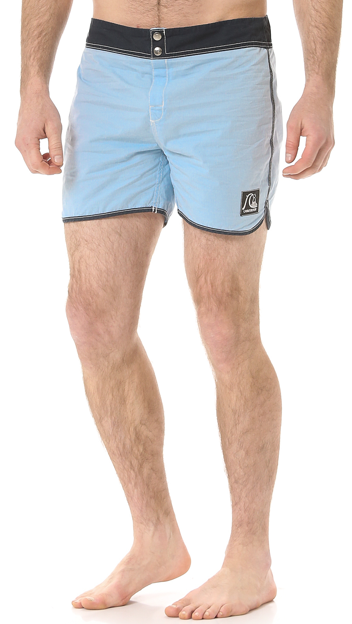 Lyst Quiksilver Scallop 15 Board Shorts in Blue for Men