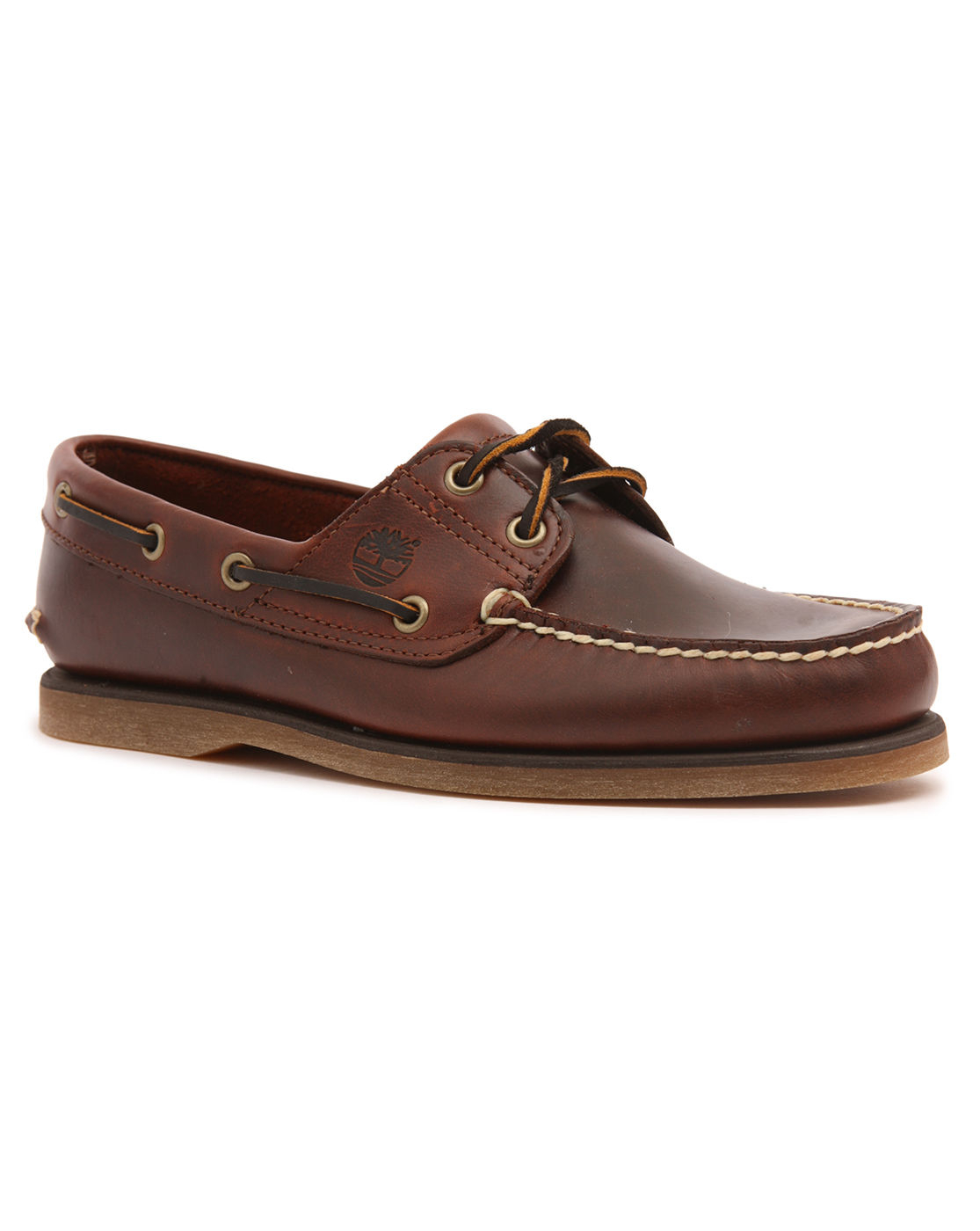 Timberland Classic Brown Leather Boat Shoes in Brown for Men | Lyst