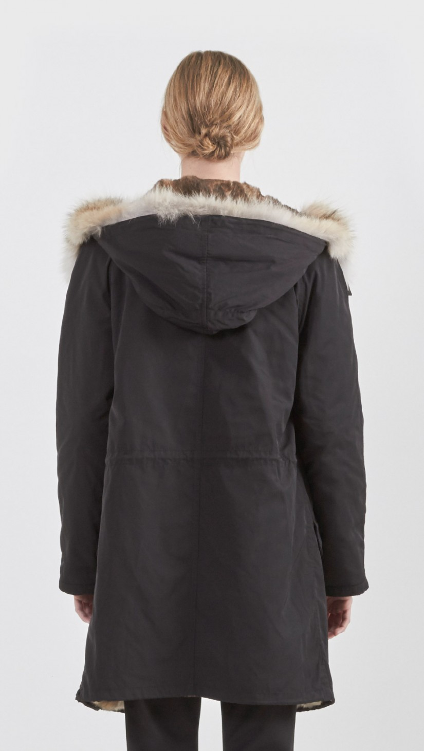 Download Lyst - Yves Salomon Coyote Nylon Parka in Black