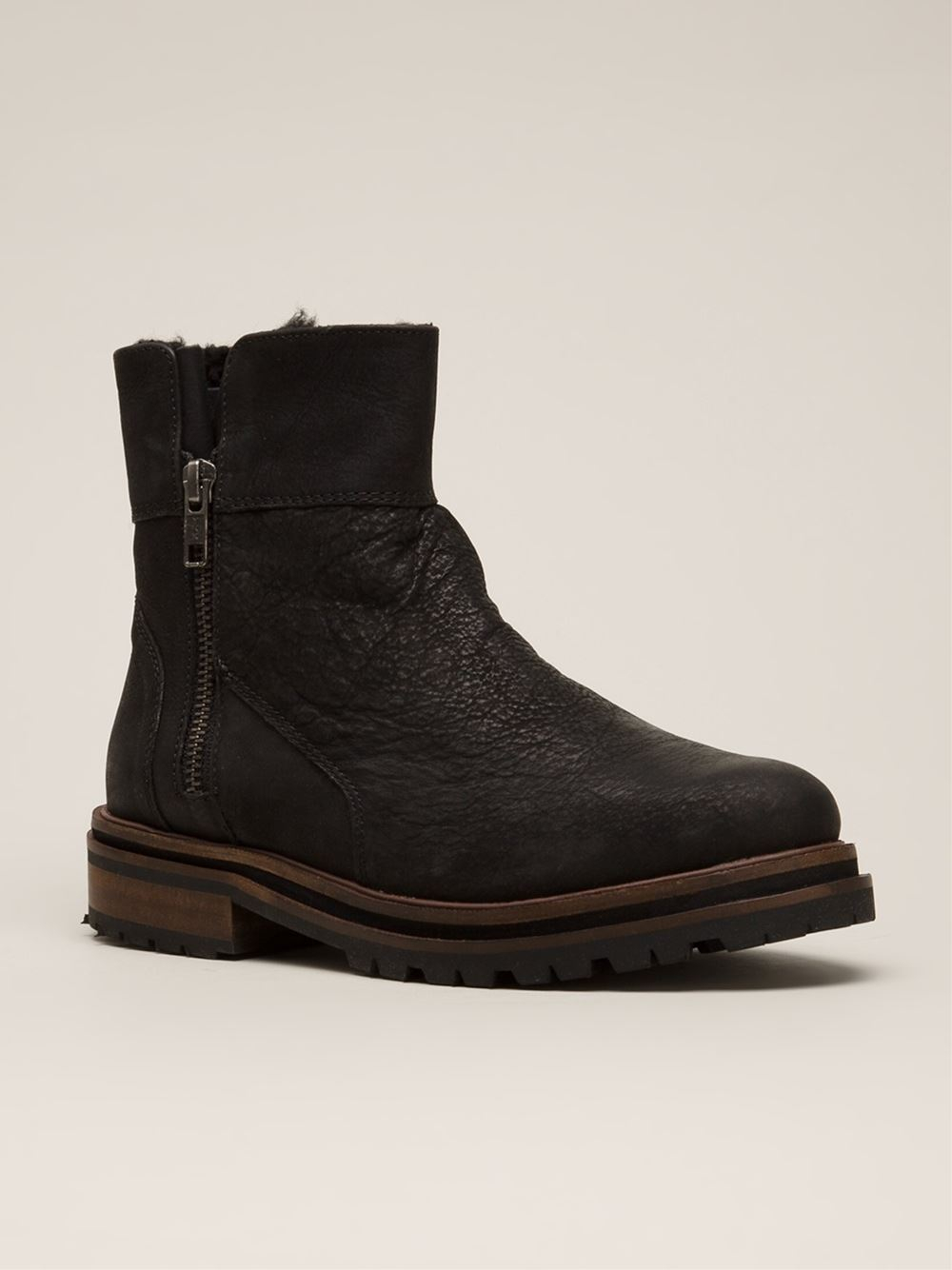 hudson boots h by hudson askern boots in black lyst hudson boots h by hudson askern boots in black lyst