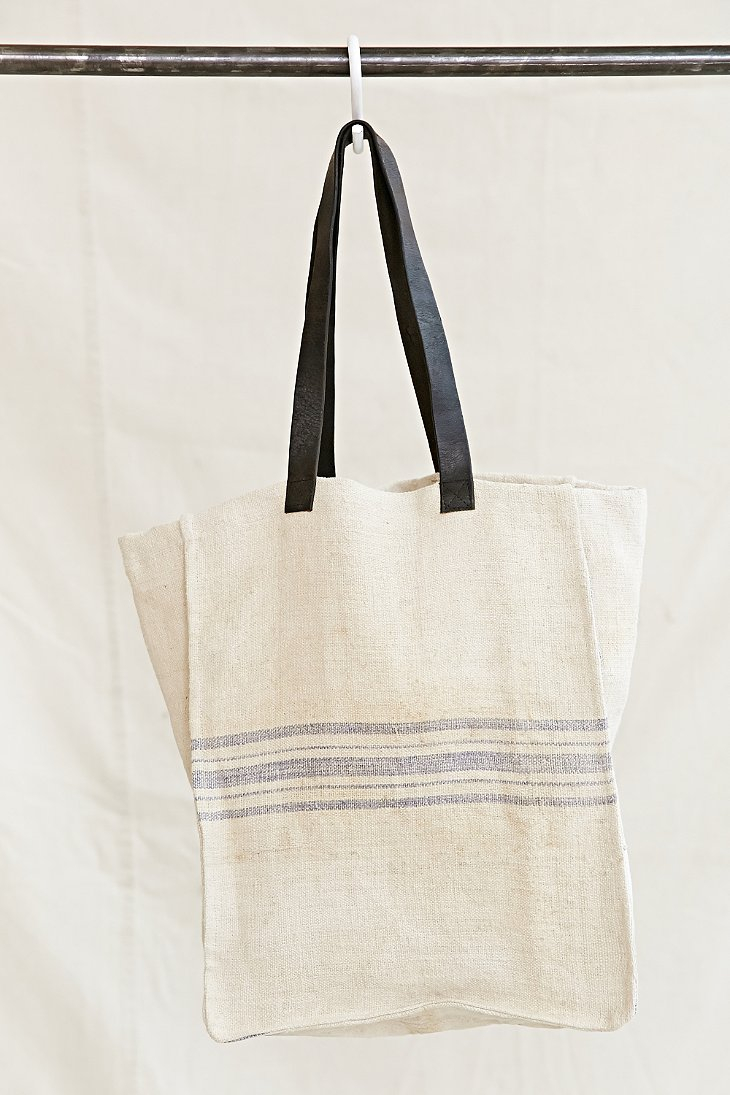 Lyst Urban Renewal Grain Sack Tote Bag In Natural Gallery
