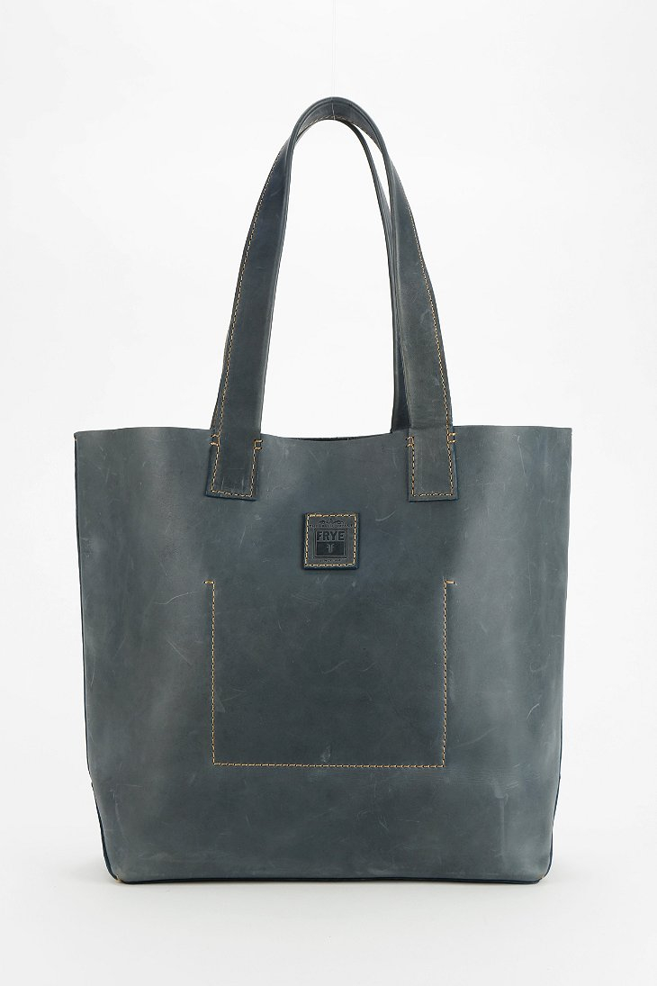 Lyst - Frye Stitch Leather Tote Bag in Blue