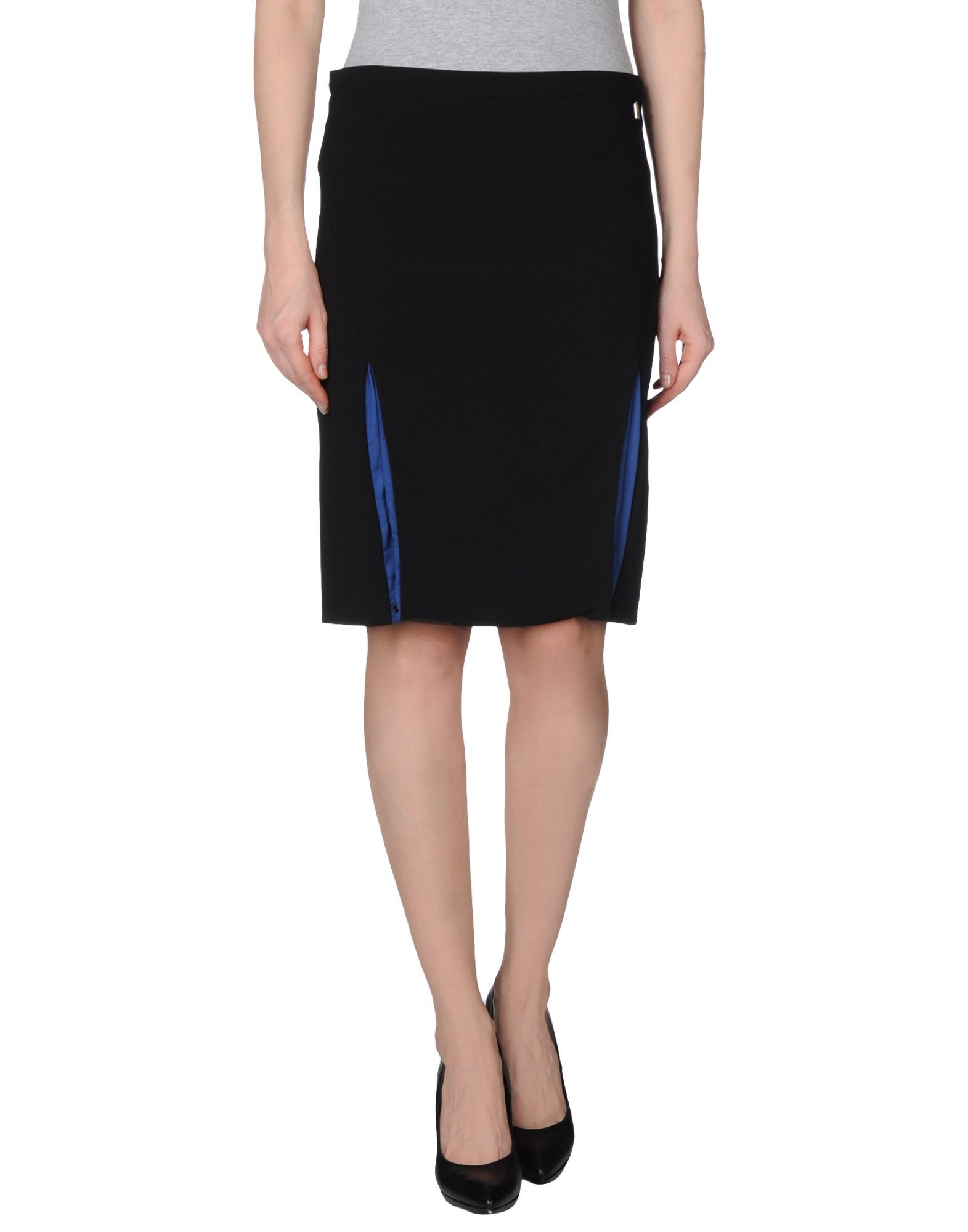 Liu Jo Knee Length Skirt in Black | Lyst