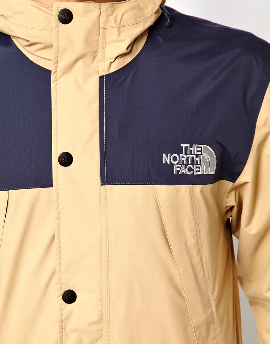 north face coat blue camo