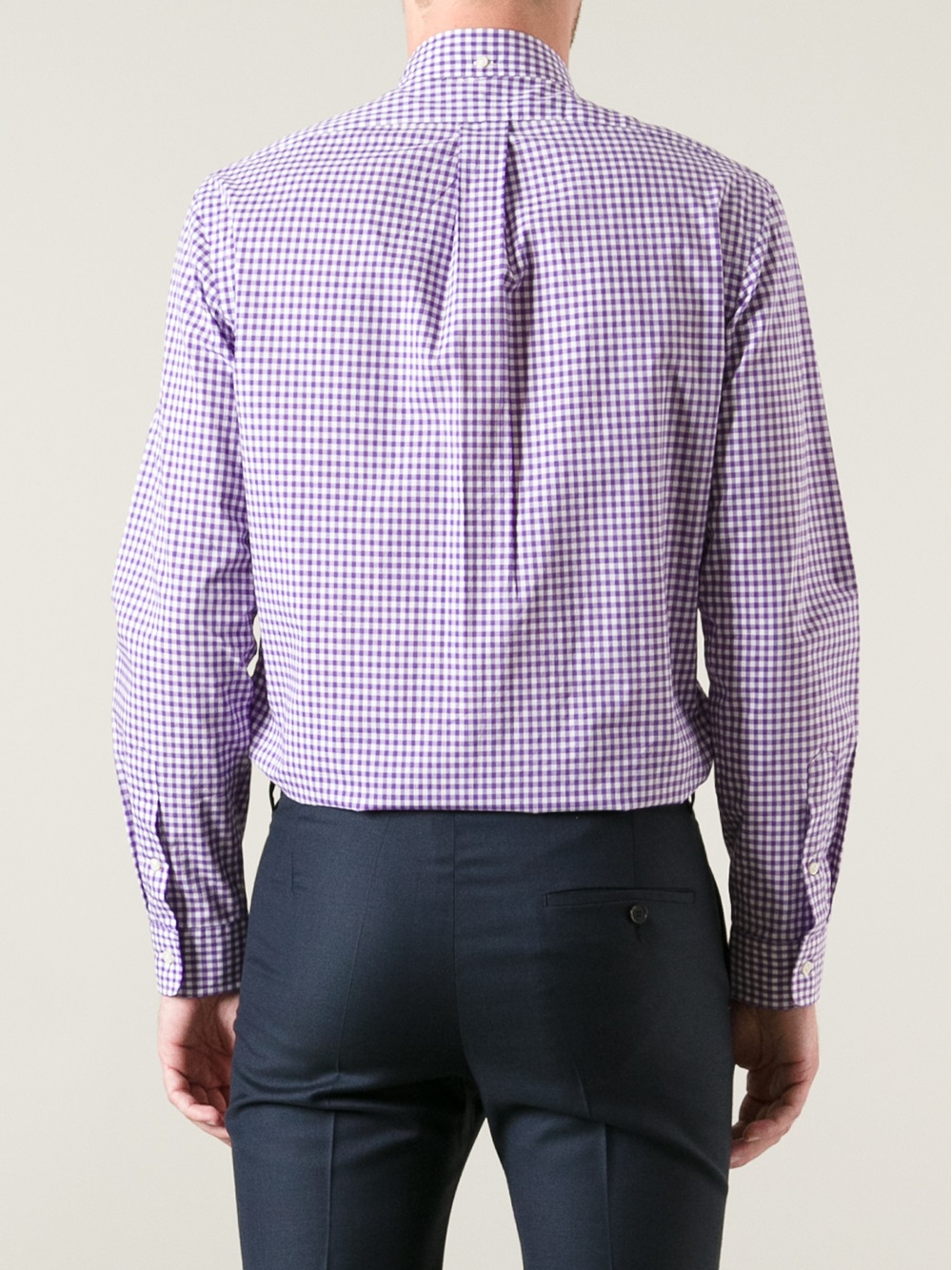 Lyst - Polo Ralph Lauren Checked Shirt in Purple for Men