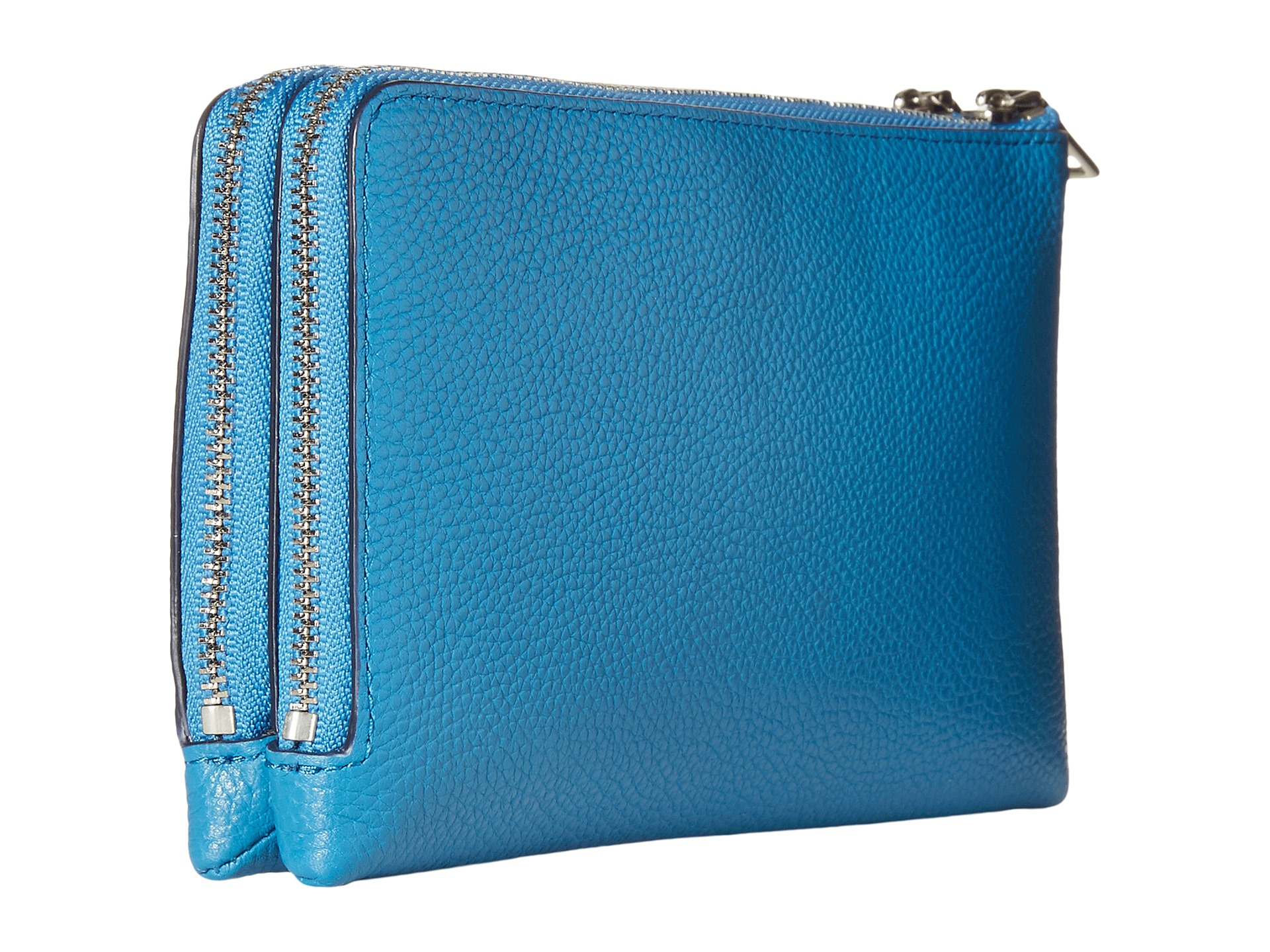 coach wallet double zip